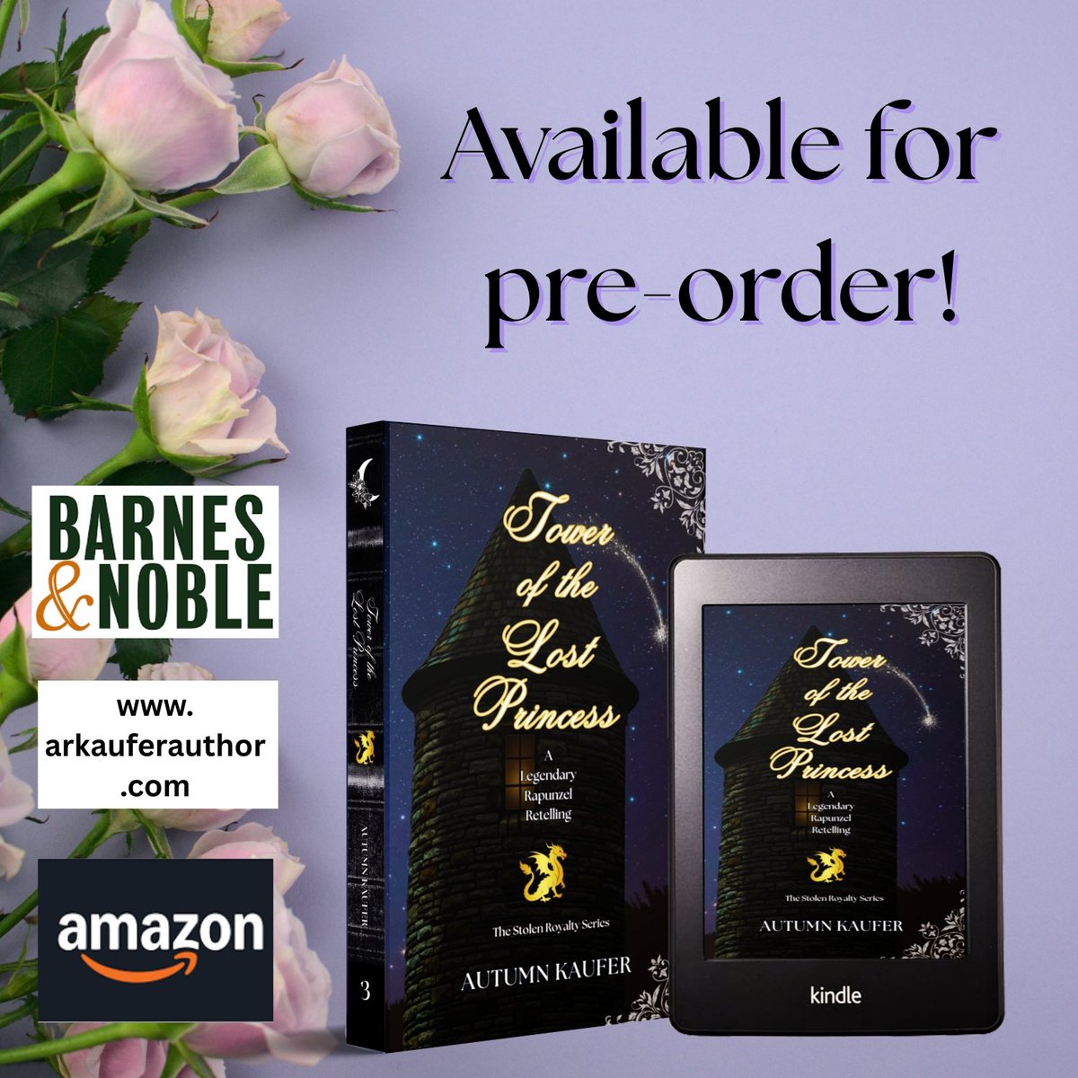 AutumnK2022's tweet image. Tower of the Lost Princess is available on most major book sites for pre-order!
A fairytale retelling where Rapunzel meets Robin Hood! 💘 (And he's a dragon shifter!)
Coming October 6th!
(🔗⬇️)