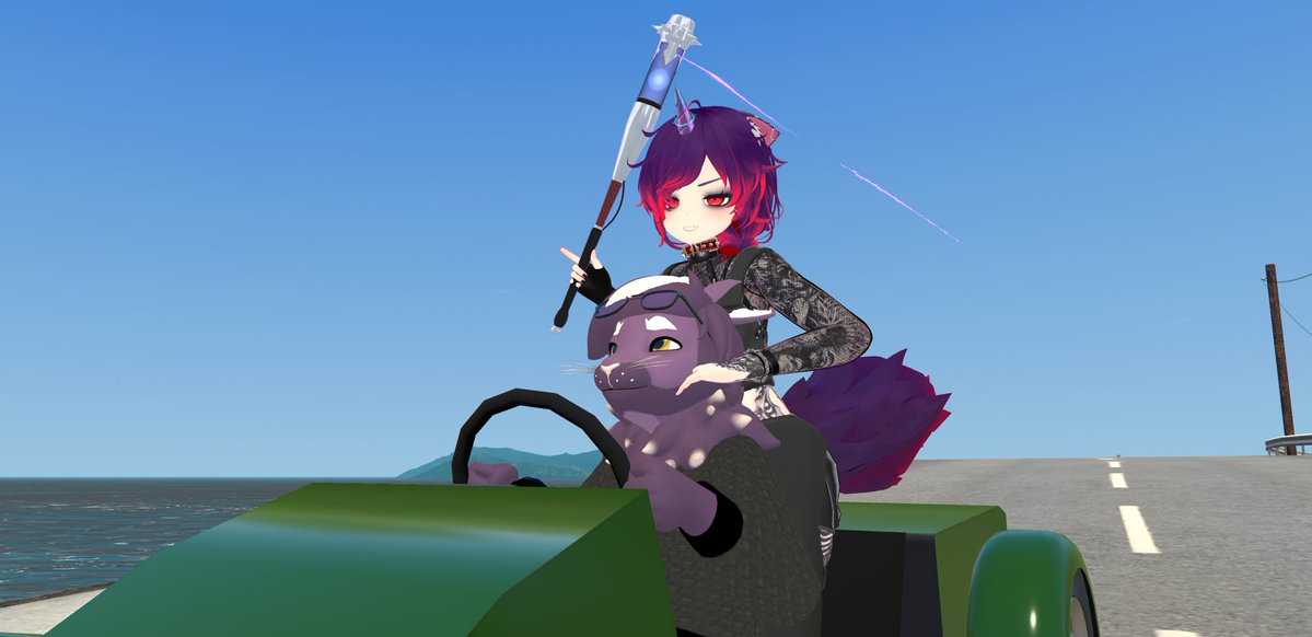 violetstormVT's tweet image. We're on our way to Double Dash your ass #vrchat