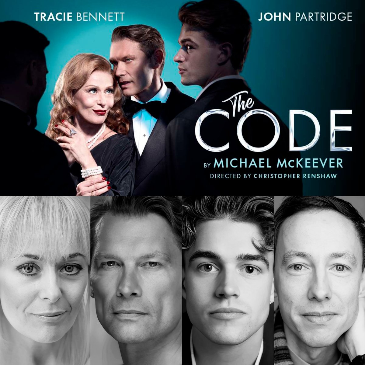 NEWS: ⭐ TRACIE BENNETT, JOHN PARTRIDGE, SOLOMON DAVY &amp; NICK BLAKELEY ANNOUNCED FOR LONDON PREMIERE OF THE CODE ⭐

Read more - theatrefan.co.uk/tracie-bennett…