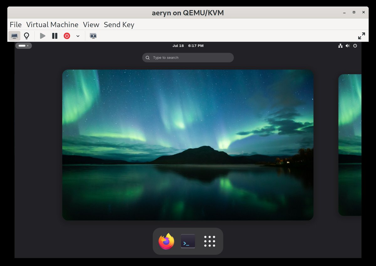 AerynOS_Linux's tweet image. Working on virt-manager. Our aim is to deliver the right tools to enable developers to work on AerynOS. Also doing further enablement for running AerynOS in VM; new iso coming soon

Having a polished VM experience is important to our distro development journey

#AerynOS #Linux