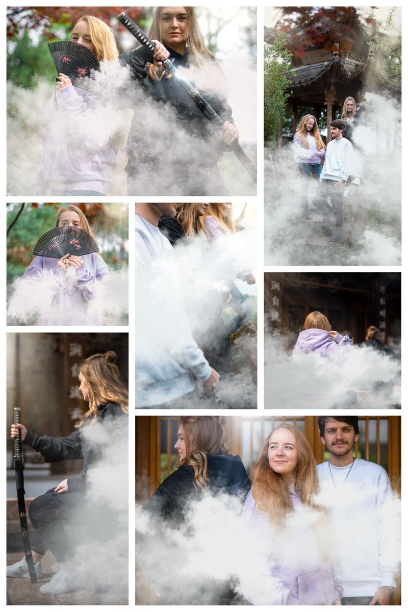 Zwischen den Spots heute haben wir einen ruhigeren Ort gefunden – abseits vom Trubel, mit kleinem Garten und traditionellen Gebäuden im Hintergrund. 🏯🎋
Ein paar Minuten durchatmen, Fotos machen, den Moment festhalten. Die Stimmung war besonders: ruhig, sehr neblig... fast schon