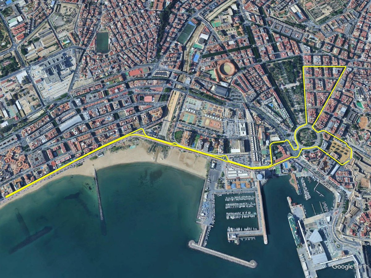 👮<a href="/policia_localML/">Policia Local de Melilla</a>
Debido al Campeonato Europeo de Triatlón🏃‍♀️🏊‍♂️🚴que se celebrará en nuestra ciudad, este fin de semana

Policía L.🚔 prohibirá desde hoy viernes el estacionamiento en todo el recorrido.

⚠️El sábado 19, desde las 7 h. se procederá al cierre total del circuito🚧⛔️