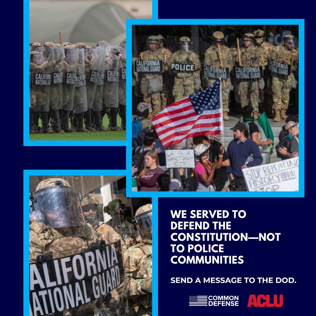 commondefense's tweet image. ✊ Democracy demands clear boundaries.
ADD YOUR NAME 🔗 bit.ly/defend-the-con…
#ProtectDemocracy #CommonDefense #aclu