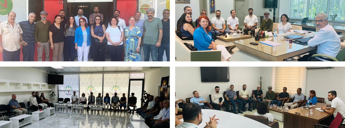 Eğitim, Örgütlenme ve Basın Yayın Sekreterimiz Sema Pınar ve beraberindeki KESK Heyeti 8. Dönem TİS Mücadele Programı kapsamında Diyarbakır’da iş yerleri, emek-meslek örgütleri, siyasi partiler ve demokratik kitle kuruluşlarını ziyaret etti. İş yerlerinde kamu emekçilerinin sorun