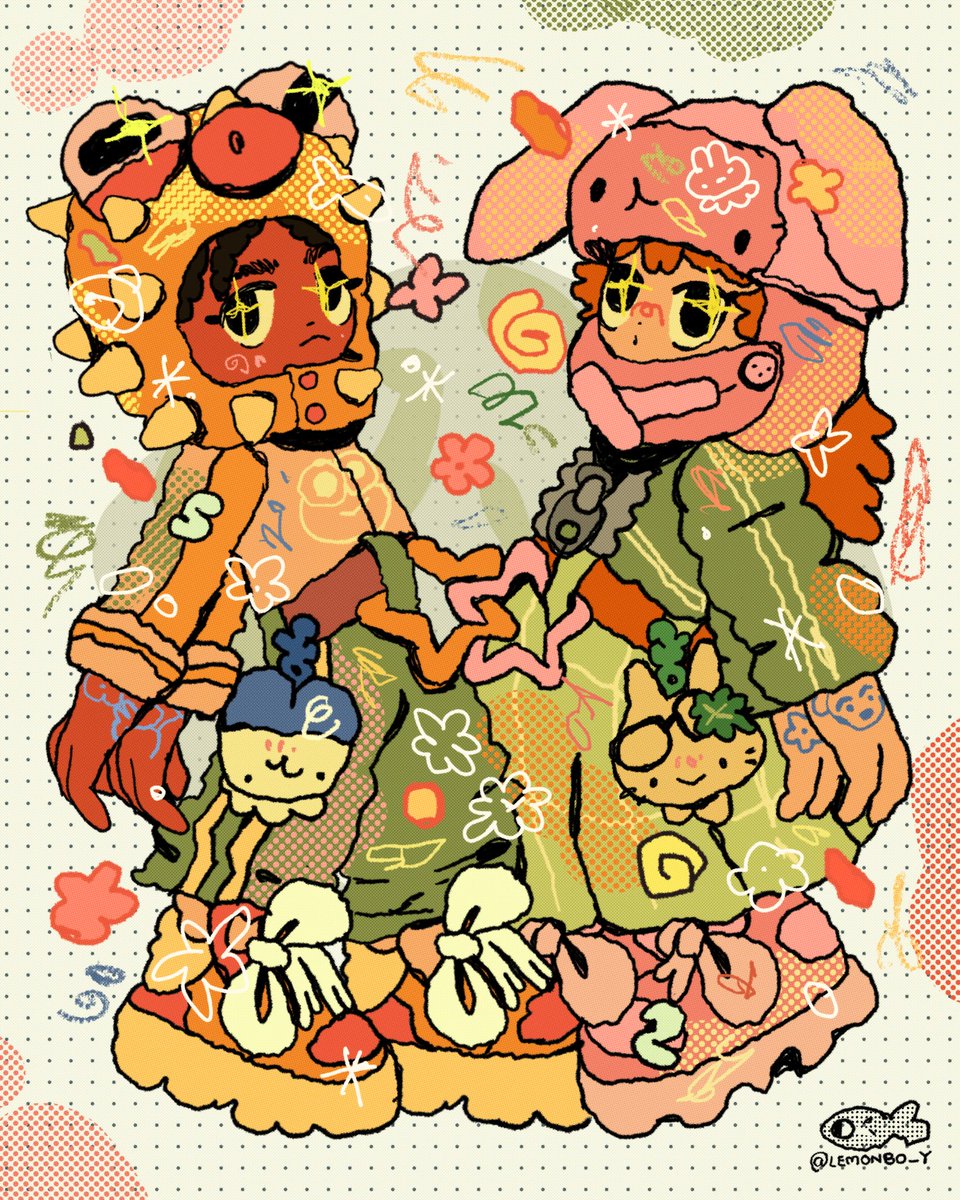 encadenados 🔗🐡

mi iPad había dejado de funcionar pero por fin pude solucionarlo iiih ⭐️

#illustration