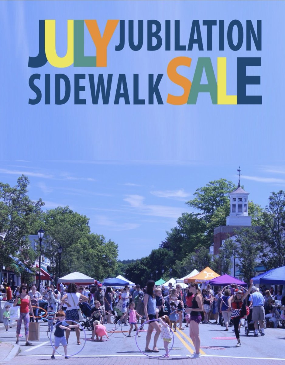 WellesleyPolice's tweet image. The annual July Jubilation Sidewalk Sale is tomorrow, Saturday, July 19th from 9:30 AM - 4:30 PM
📍WELLESLEY SQUARE📍
🅿️Enjoy free parking
⛔️Central St. will be closed between Weston Rd. and Abbott St. from 9:00AM - 5:00PM
@townofwellesley @WellesleySquare