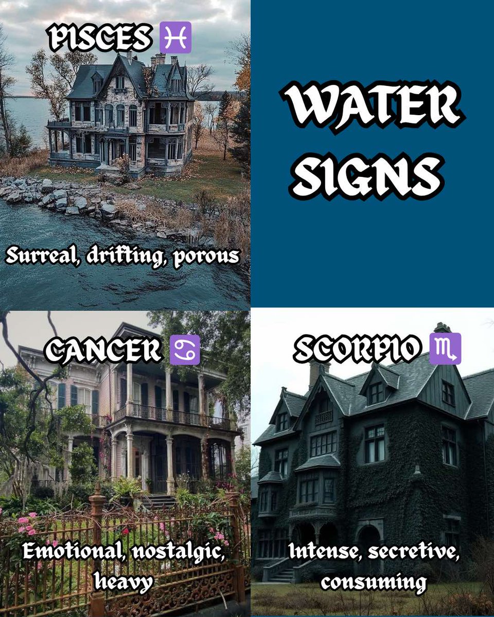 13ScreamsPod's tweet image. Haunted houses and their zodiac signs!
♈♉♊♋♌♍♎♏♐♑♒♓
#zodiacsigns #zodiac #astrology #haunted #hauntedhouse #earth #air #fire #water