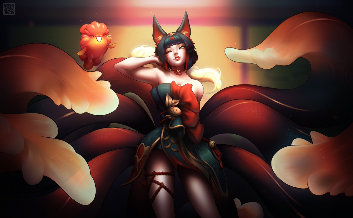 Sheriff_kyon's tweet image. Where sacred heat and warmth entwine ⛩️♨️
#LeagueofLegends #Ahri #SpiritBlossom🌸