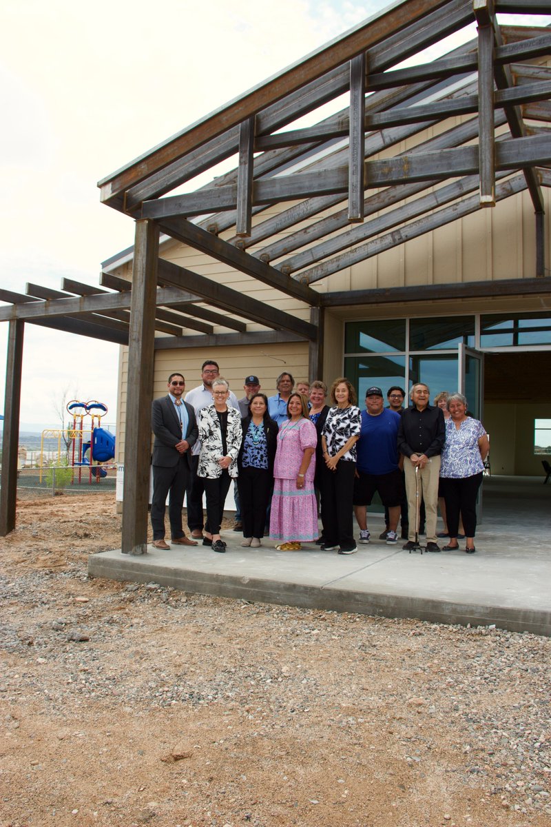 GovernorHobbs's tweet image. Yesterday I joined Chairwoman Lewis and the Yavapai-Apache Nation to tour the new Teen Center, Homes IX project, and lands included in the Nation’s historic land exchange. These efforts—rooted in partnership—are expanding housing, empowering youth, and restoring land for future…