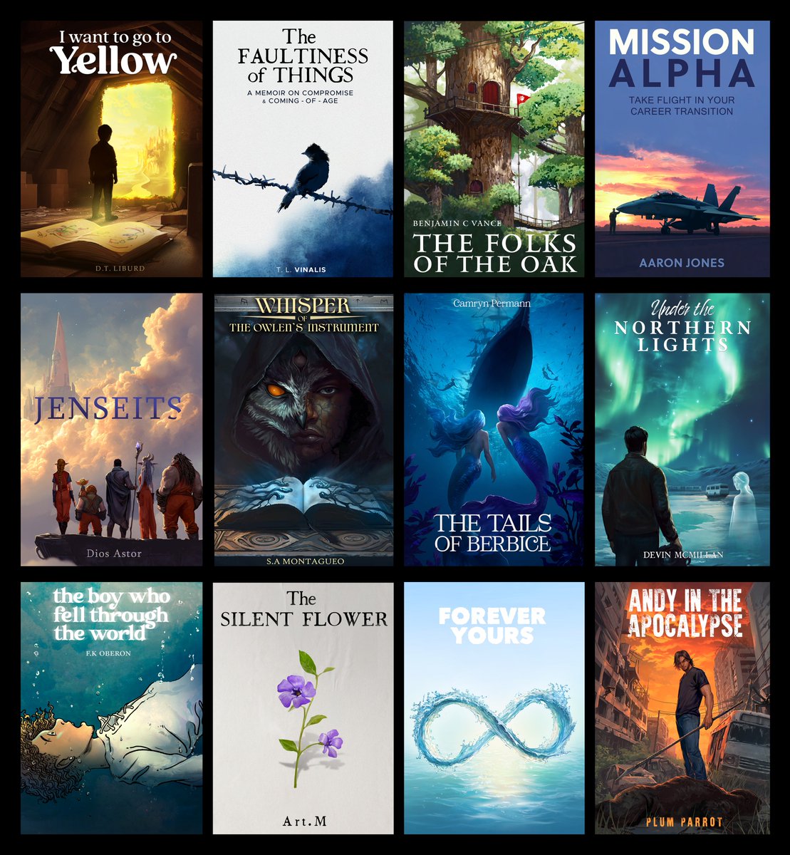 bloodyman88's tweet image. some bookcovers I did
#BookCoverDesign #BookCoverArt #BookDesign
#CoverDesign #BookCoverInspiration
#GraphicDesign #BookArt #BookCoverDesigner
#CreativeDesign #BookLovers #BookAesthetics
#CoverArt #DesignInspiration
#BookIllustrationv #TypographyDesign