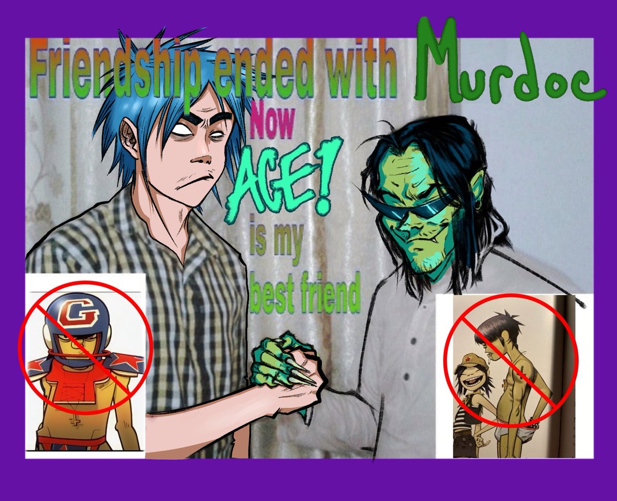 skyIine_pigeon's tweet photo. COLLAB W MY BUDDY TOV! (mtv-rckt on TUMBLR!)
#gorillaz #2d #ace #acecopular #ppg #murdoc https://t.co/r8IAEUrDTD