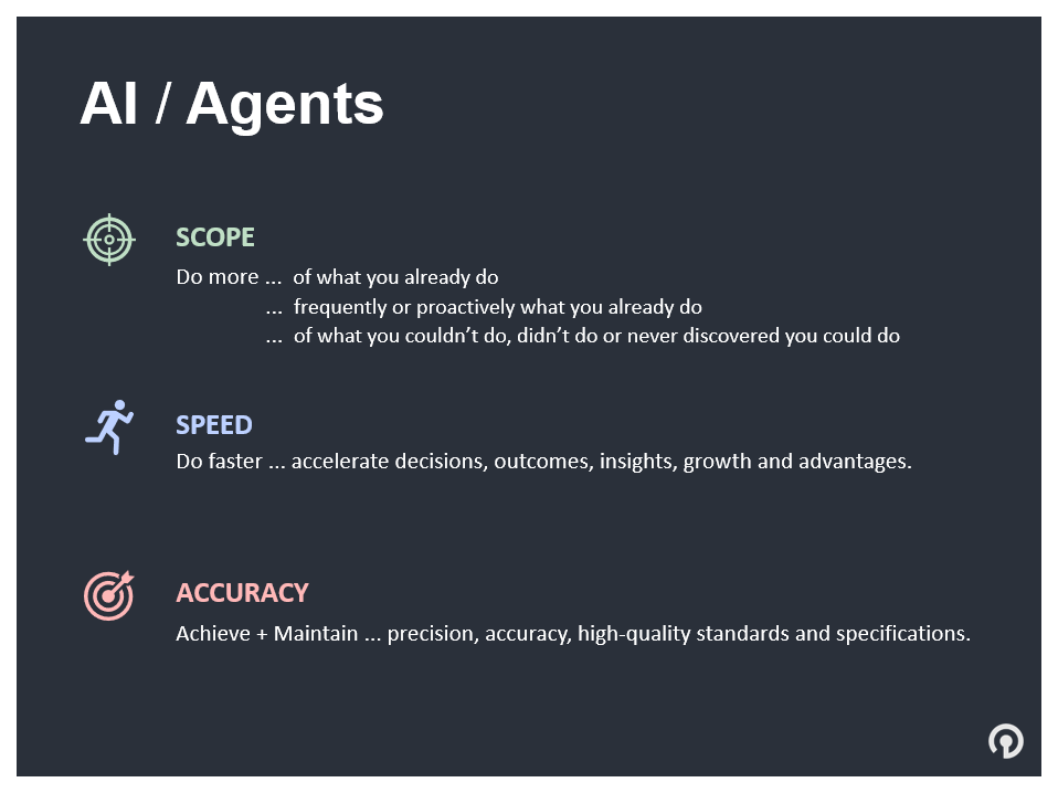** 
Do not over-emphasize cost savings / headcount reduction. 

Here are three (3) of the most meaningful impacts of AI powered Agents. 

- Which can your solution deliver? 

The better you set your solution apart ... the better you setup your pricing.
pricingwire.com