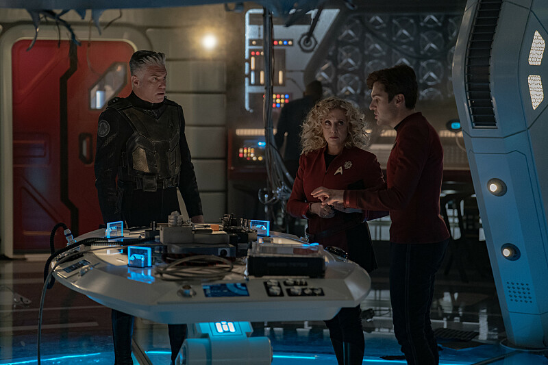 TXTrek's tweet image. 🚨🚨HAILING FREQUENCIES OPEN🚨🚨
New #StarTrek #StrangeNewWorlds is finally here. What did y'all think about the first two eps of S3? Reply with your thoughts on "Hegemony, Part II" and/or "Wedding Bell Blues" and we might share your response in upcoming TEX-TREK content. 🖖🖖