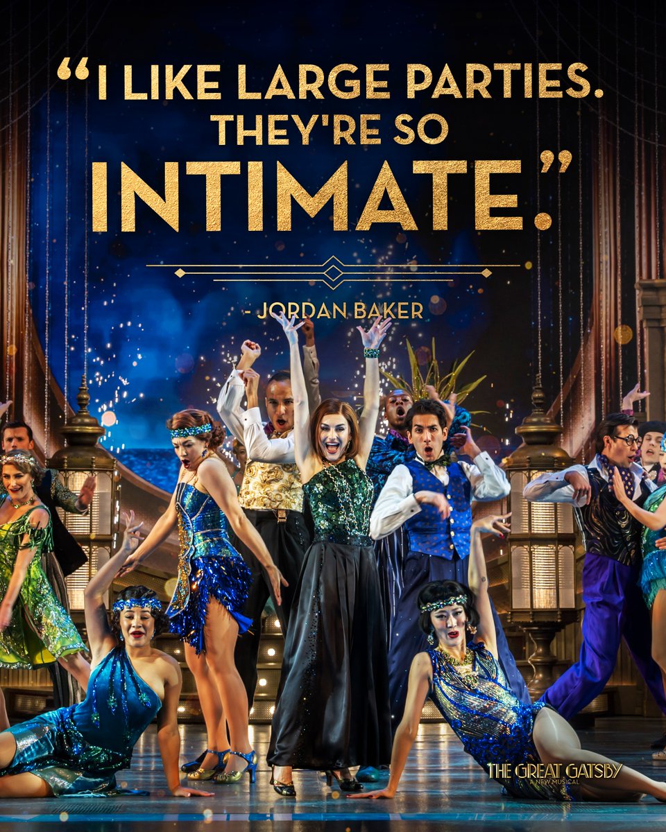 LDNGatsby's tweet photo. Don't miss the party of the summer at the London Coliseum!  🥳

See you there, old sports 🥂

#WestEnd #LondonTheatre #Gatsby #GreatGatsby #SummerThingsToDo https://t.co/veDRMNhMFZ