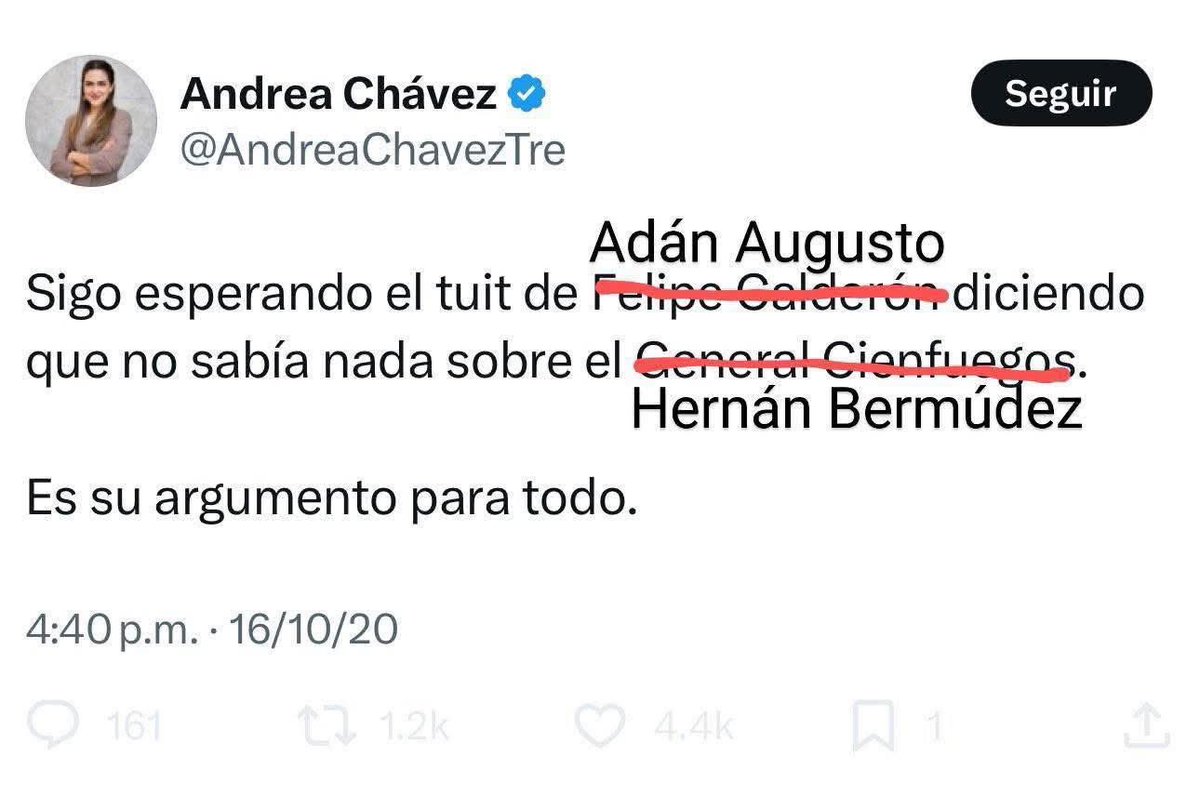 idaniadp's tweet photo. Buen día @AndreaChavezTre ¿te acuerdas?  #AdanAugusto #HernanBermudez https://t.co/iXNNotvdmG