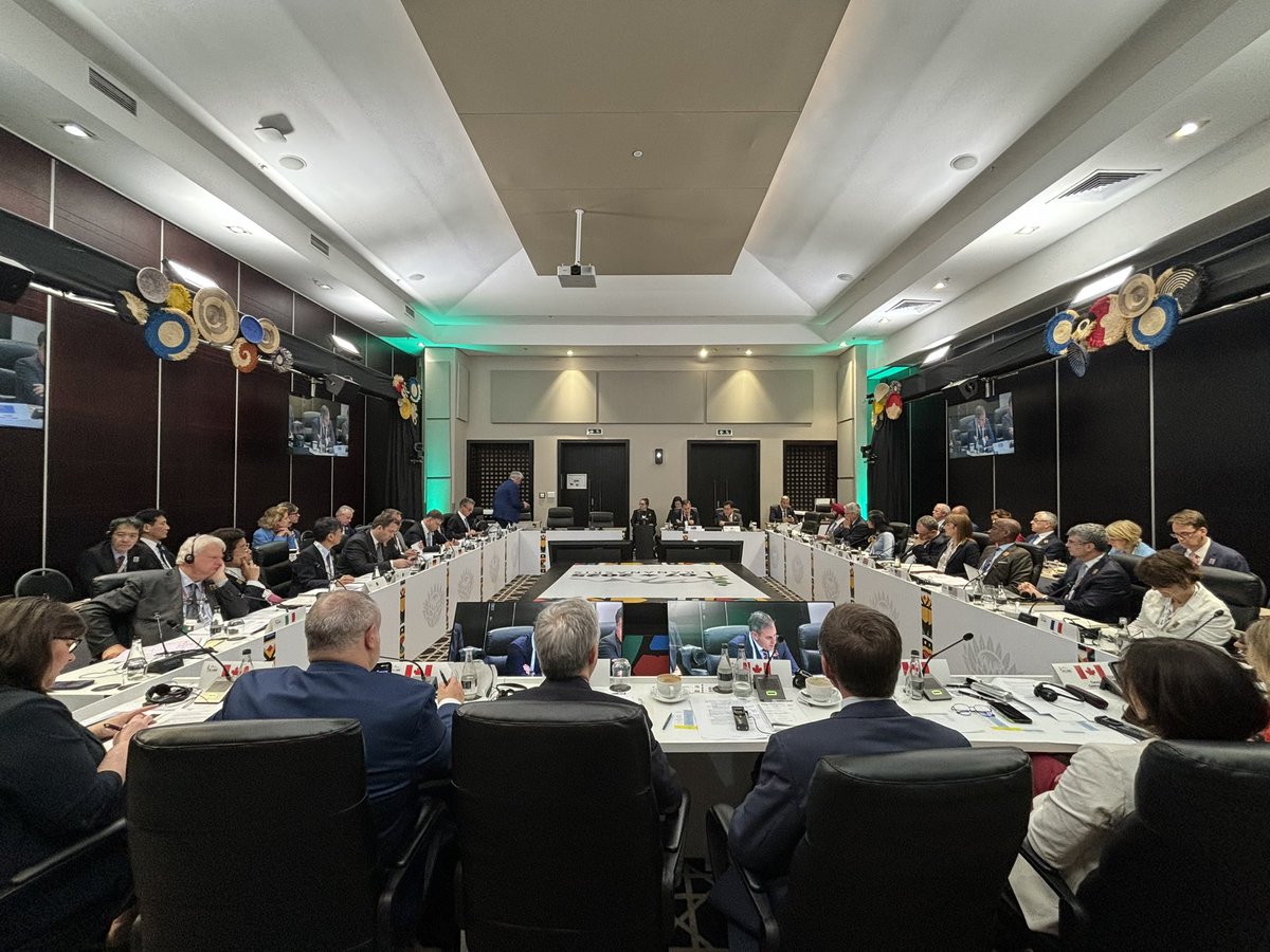 FP_Champagne's tweet image. Great to meet G7 counterparts. Under Canada's presidency, we are working with allies and partners to grow our economies, and renewing our shared commitment to stability and growth.