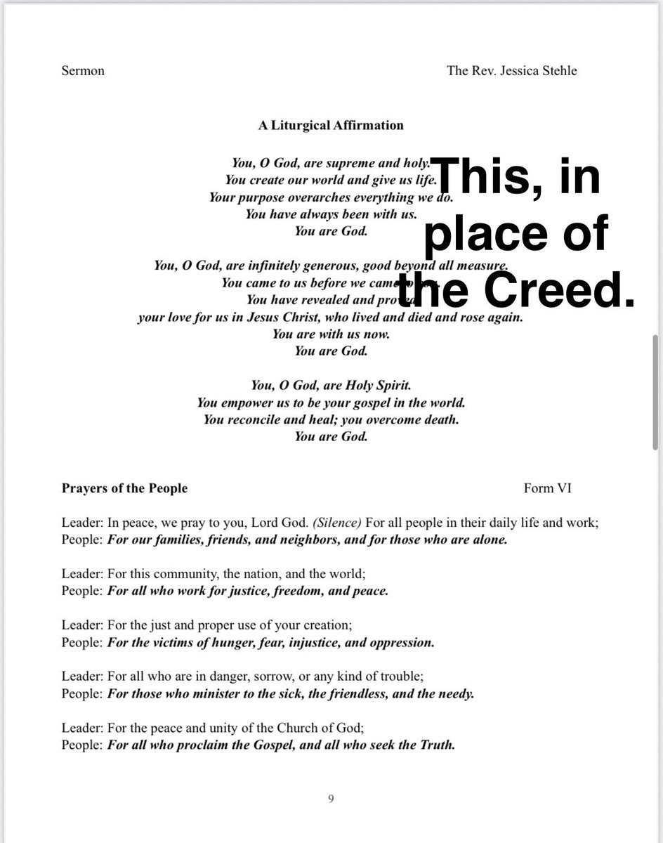 parishrecluse's tweet image. The cathedral here with some strange alterations to the liturgy 🤨
(Reposting due to an earlier typo…)