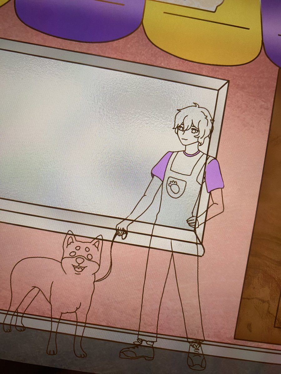Working on a little something for my streams 🍓🐕
#vtuber