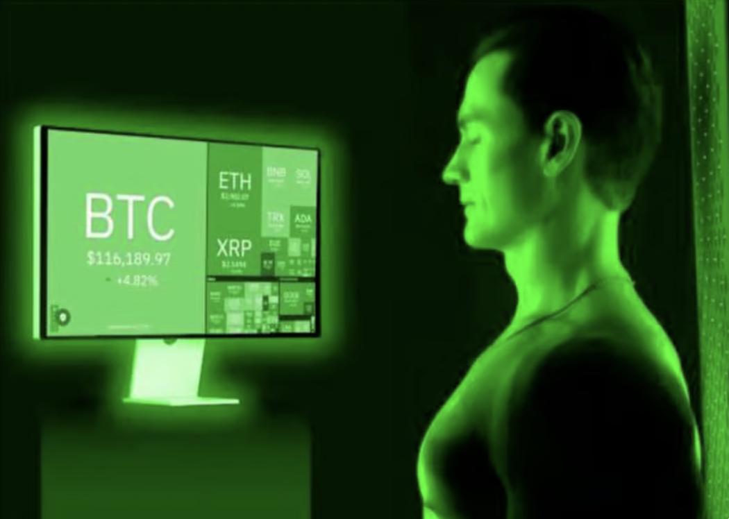 myetherwallet's tweet image. we do a lil green light therapy
