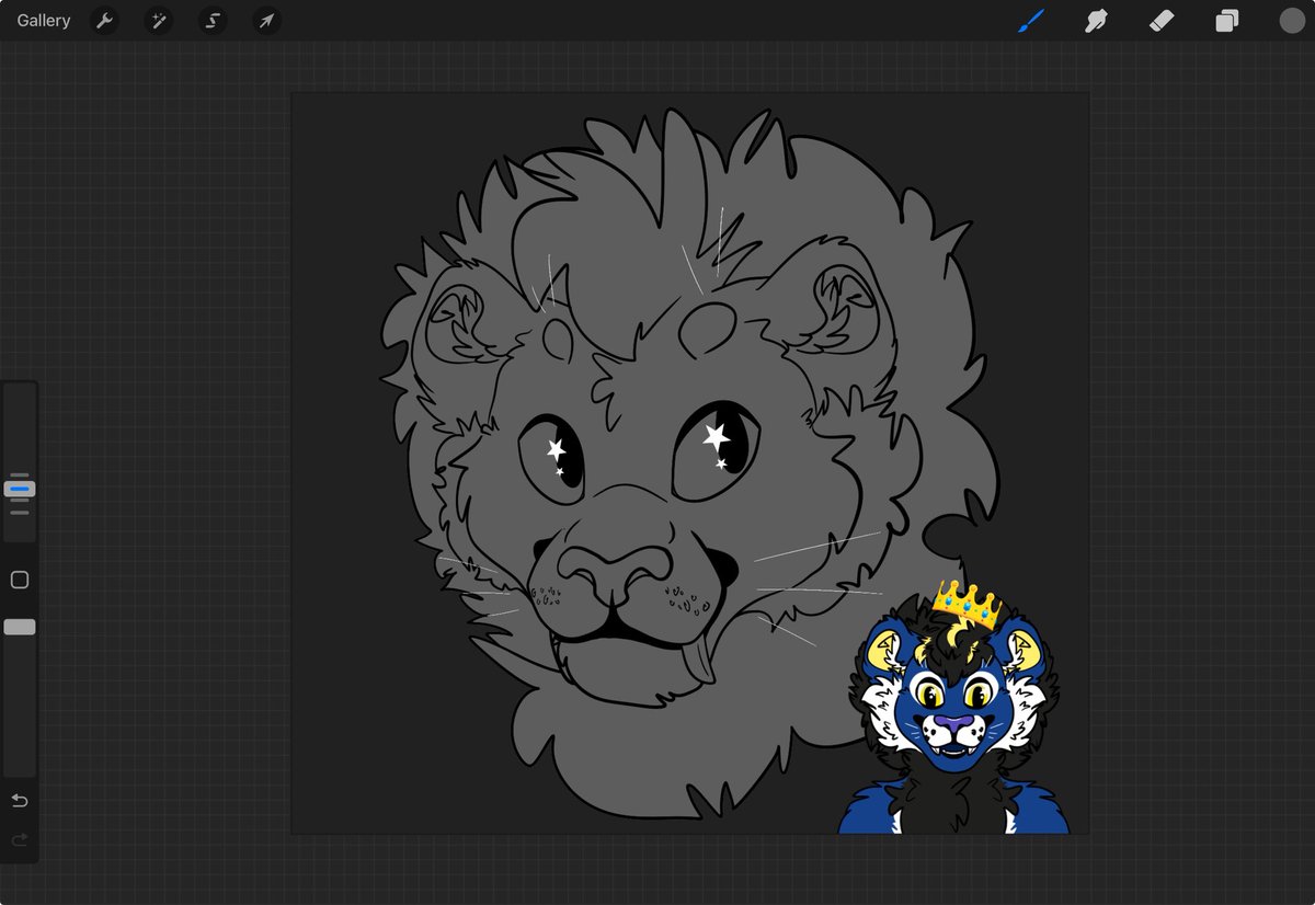 cosmicsmoothie's tweet image. Heeere kitty kitty 🦁🎨

Headshot comm wip 🚧
