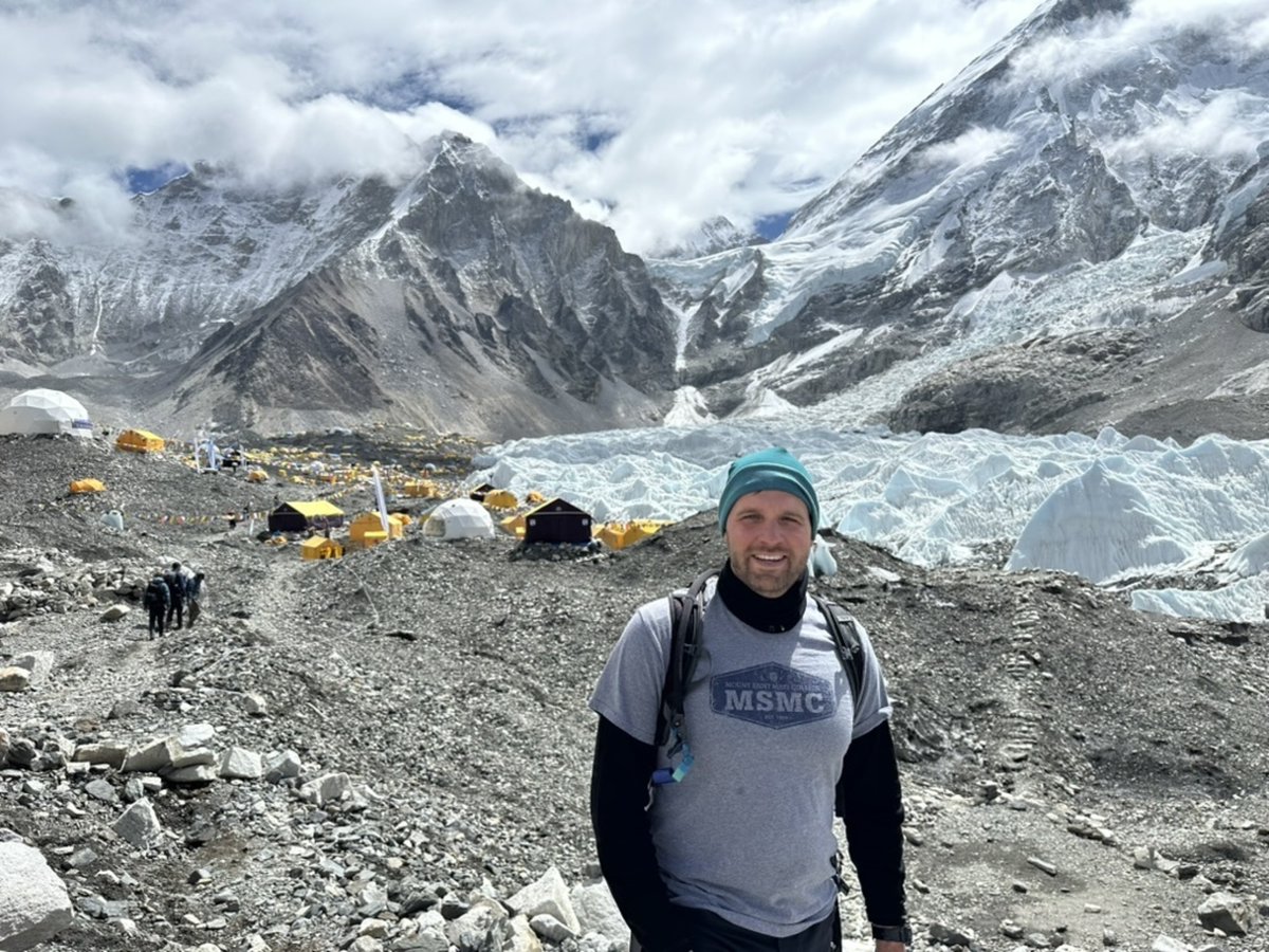Mount Saint Mary College (@msmc_ny) on Twitter photo From MSMC to Nepal ποΈ
In May, Casey Hintz, director of recruitment and training in the Office of Admissions, went on a trip that he has been preparing for since January 2024: a 17-day exploration of the South Everest Base Camp in Nepal.
π Read more mountsaintmarycollegemagazine.com/summer-2025/trβ¦ From MSMC to Nepal ποΈ
In May, Casey Hintz, director of recruitment and training in the Office of Admissions, went on a trip that he has been preparing for since January 2024: a 17-day exploration of the South Everest Base Camp in Nepal.
π Read more mountsaintmarycollegemagazine.com/summer-2025/trβ¦