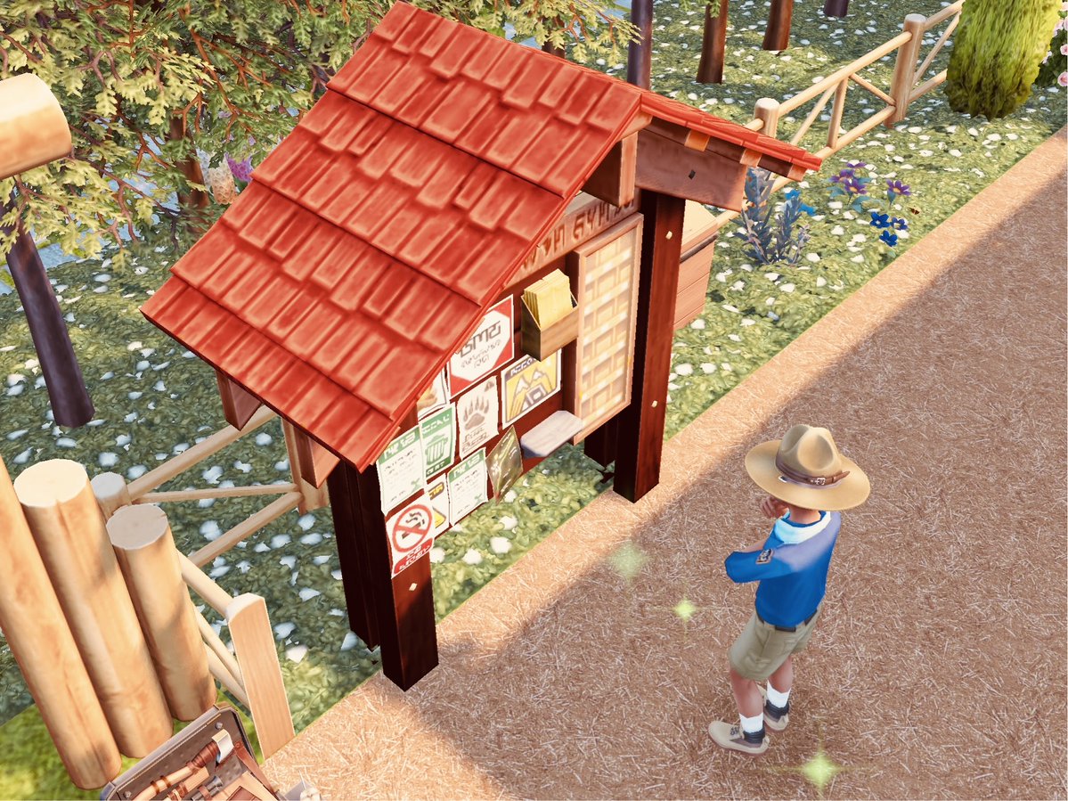 Simmerjessie's tweet image. Take a closer look at my campsite! Get inspired and #SimYourSummer youtu.be/UMBO7ggVqvc @TheSimsFreePlay