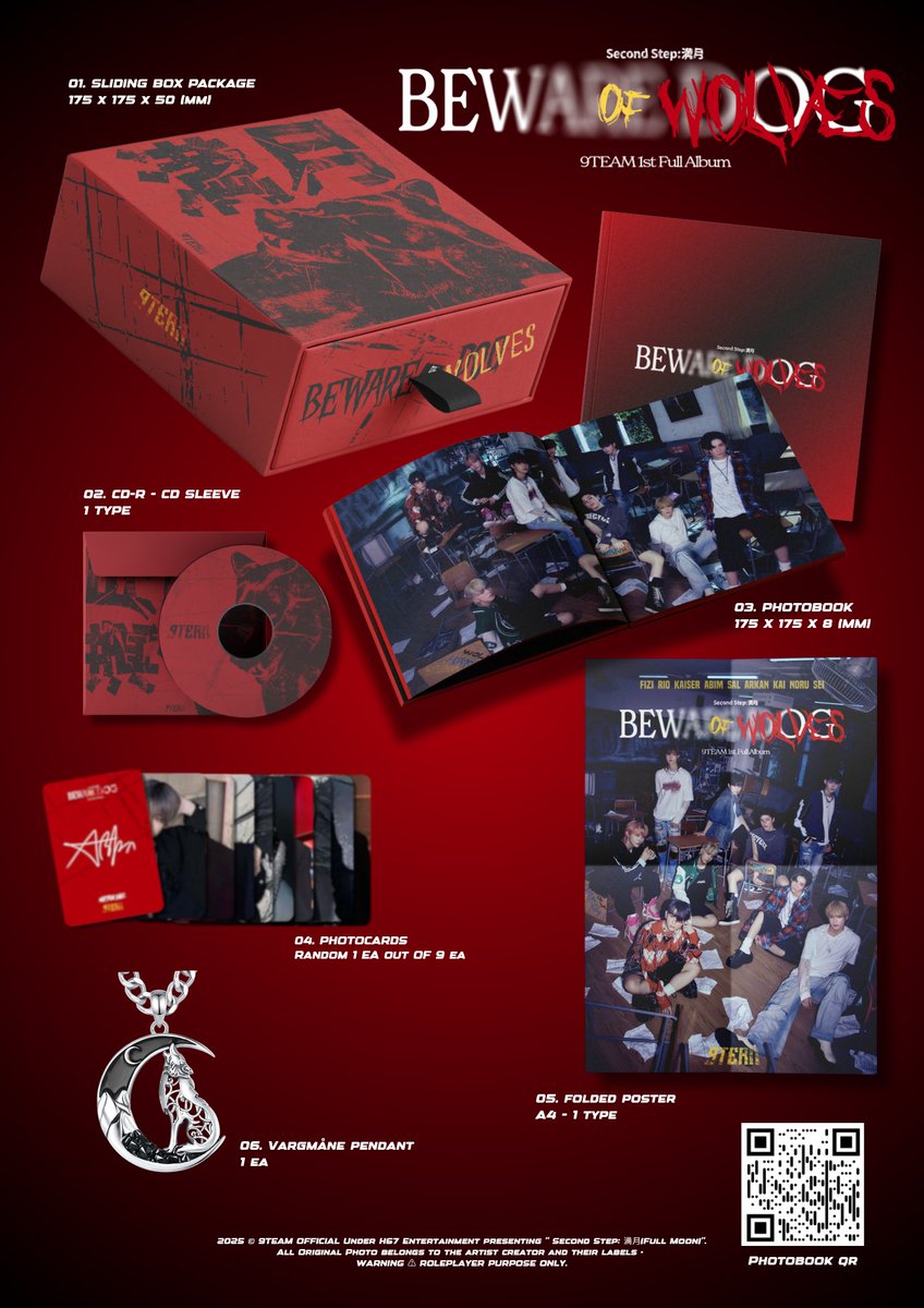 ⠀

     𝟵𝗧𝗘𝗔𝗠 1st Full Album
     𝙎𝙀𝘾𝙊𝙉𝘿 𝙎𝙏𝙀𝙋 : 満月 𝙁𝙐𝙇𝙇 𝙈𝙊𝙊𝙉 

     Album    Preview:

     27 · 07 · 25   |   4PM  WIB
     ————   ⚚  #Fullmoon #BewareofWolves

⠀