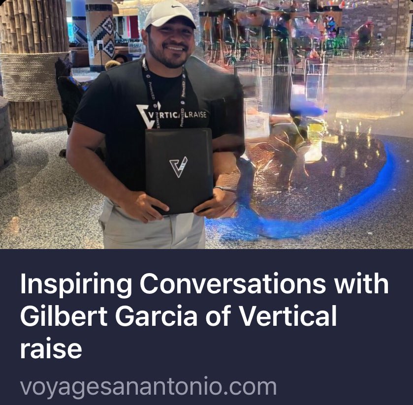 VR210SA's tweet image. Some shy away from the competition. I love to run through it! 📈
voyagesanantonio.com/interview/insp…
#210SA #VerticalRaise
#Thankful #KeepGrowing