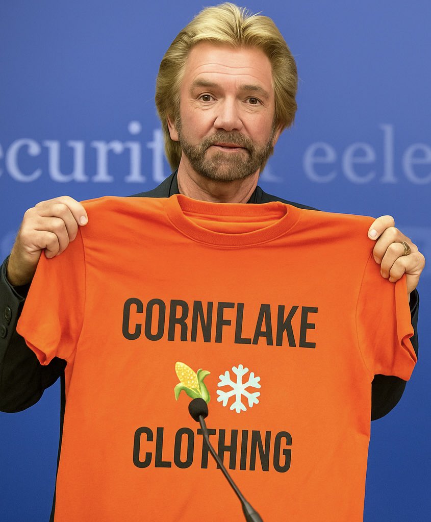 CornflakePLC's tweet image. Rounding off the week with exciting news 😆

Noel Edmonds himself has agreed a deal to become our Head of Recruitment, which is nice of him &amp;amp; all that really, 📑 ✍️ ✅

Enjoy your weekend as in SaturYay &amp;amp; SunYay I must say,

#WelcomeNoel #CornflakeClothing

#StayCornflake 🌽❄️
