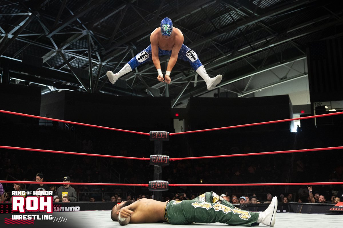 ringofhonor's tweet image. The fight continues after Supercard of Honor as @BigShottyLee went head-to-head against Atlantis Jr.!
WatchROH.com