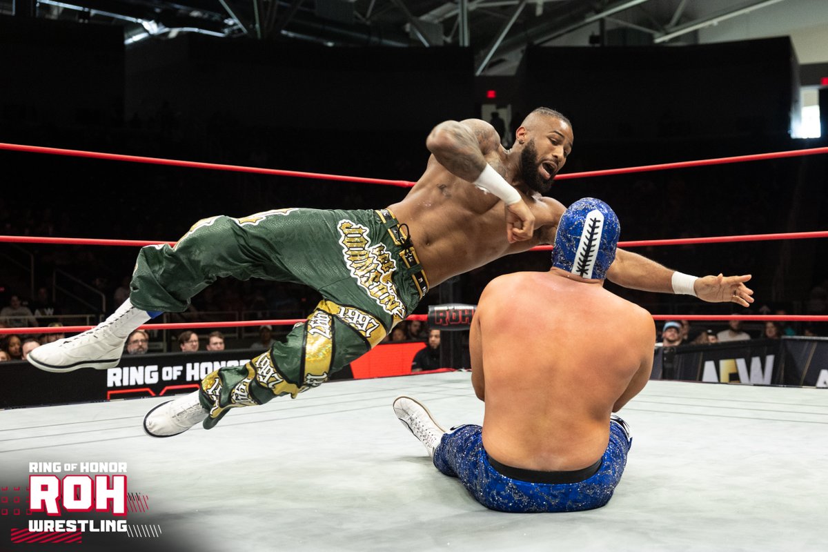 ringofhonor's tweet image. The fight continues after Supercard of Honor as @BigShottyLee went head-to-head against Atlantis Jr.!
WatchROH.com