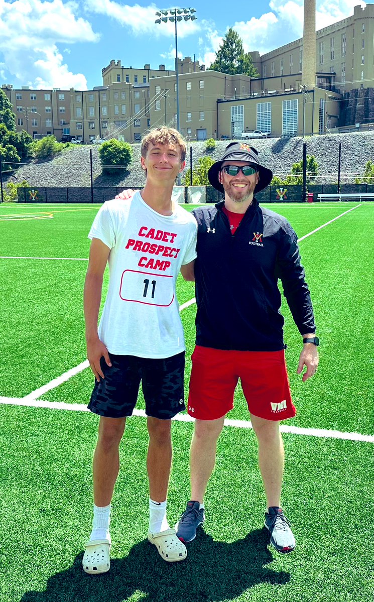 BWFalconKicker's tweet image. Thank you @VMI_Football @CoachWood88 @CoachHamp__ @CoachJonesK for a great experience at VMI.
Iron sharpens Iron
@HKA_Tanalski @shanee_mc @BaltarJackson @Briggs_bourg @TNoe8