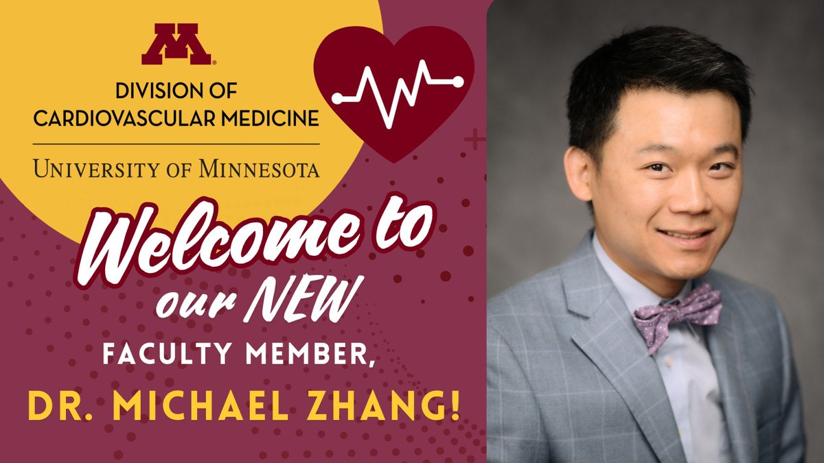 Lillehei Heart Institute (@lilleheihrt) on Twitter photo Dr. Zhang brings a strong clinical foundation along with a thoughtful, team-oriented approach. We’re excited to have him on board and look forward to the valuable perspective he’ll contribute to our work. #UMNheart #Cardionerds Dr. Zhang brings a strong clinical foundation along with a thoughtful, team-oriented approach. We’re excited to have him on board and look forward to the valuable perspective he’ll contribute to our work. #UMNheart #Cardionerds