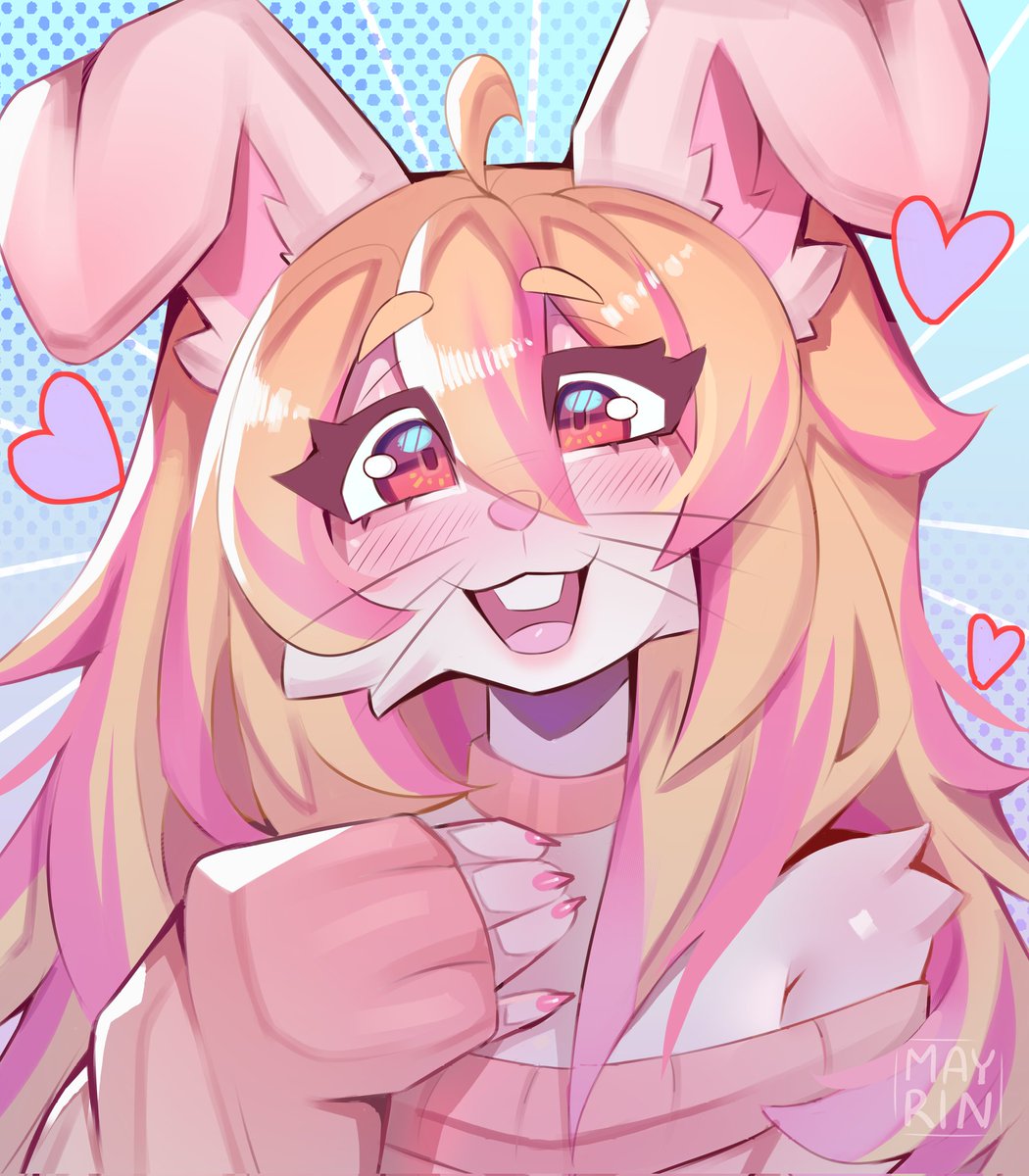 Mayrin (@mayrin_art) on Twitter photo Cutie bunny for <a href="/miakathepup/">Miakaaa</a> 
Happy birthday to their gf💕💕💕 Cutie bunny for <a href="/miakathepup/">Miakaaa</a> 
Happy birthday to their gf💕💕💕