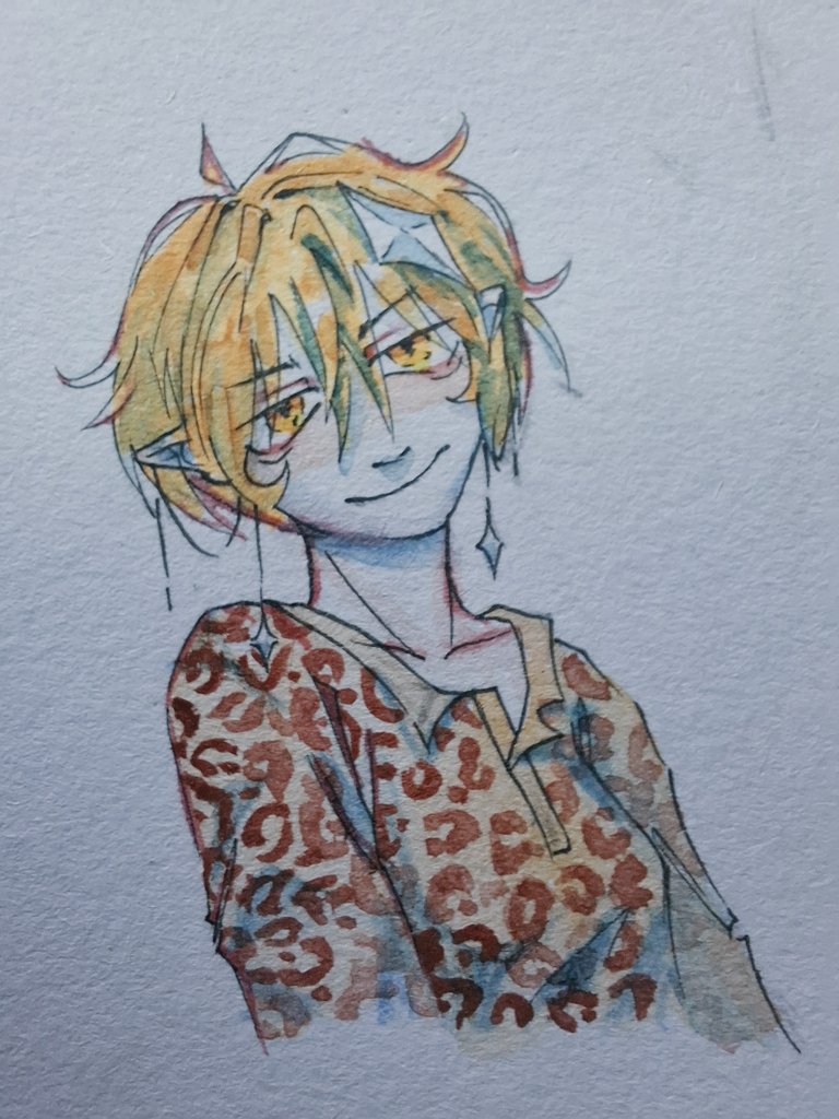 TPABKA_PEHA's tweet image. #oc #ocart #watercolor
Travka... Why are ya wearing grandma's shirt?