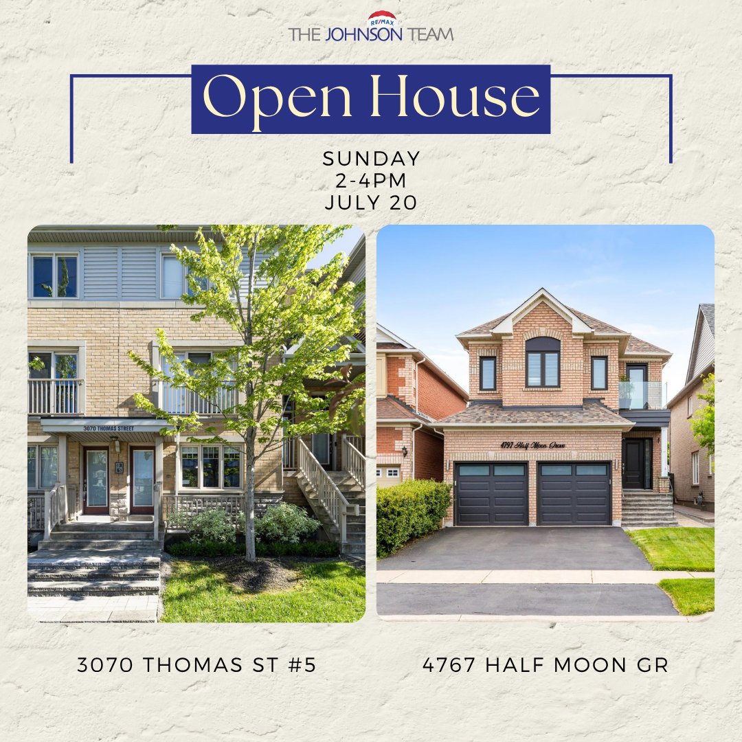 thejohnsonteam's tweet photo. 🏠✨ Join us this weekend for an exciting open house! 
July 19-20 | 2PM–4PM 

Explore a fantastic selection of spacious family homes that might just be your dream come true! 🏡❤️ Don’t forget to mark your favourites, and let’s make this weekend unforgettable! 🗓️ https://t.co/LBXIdLe3MV