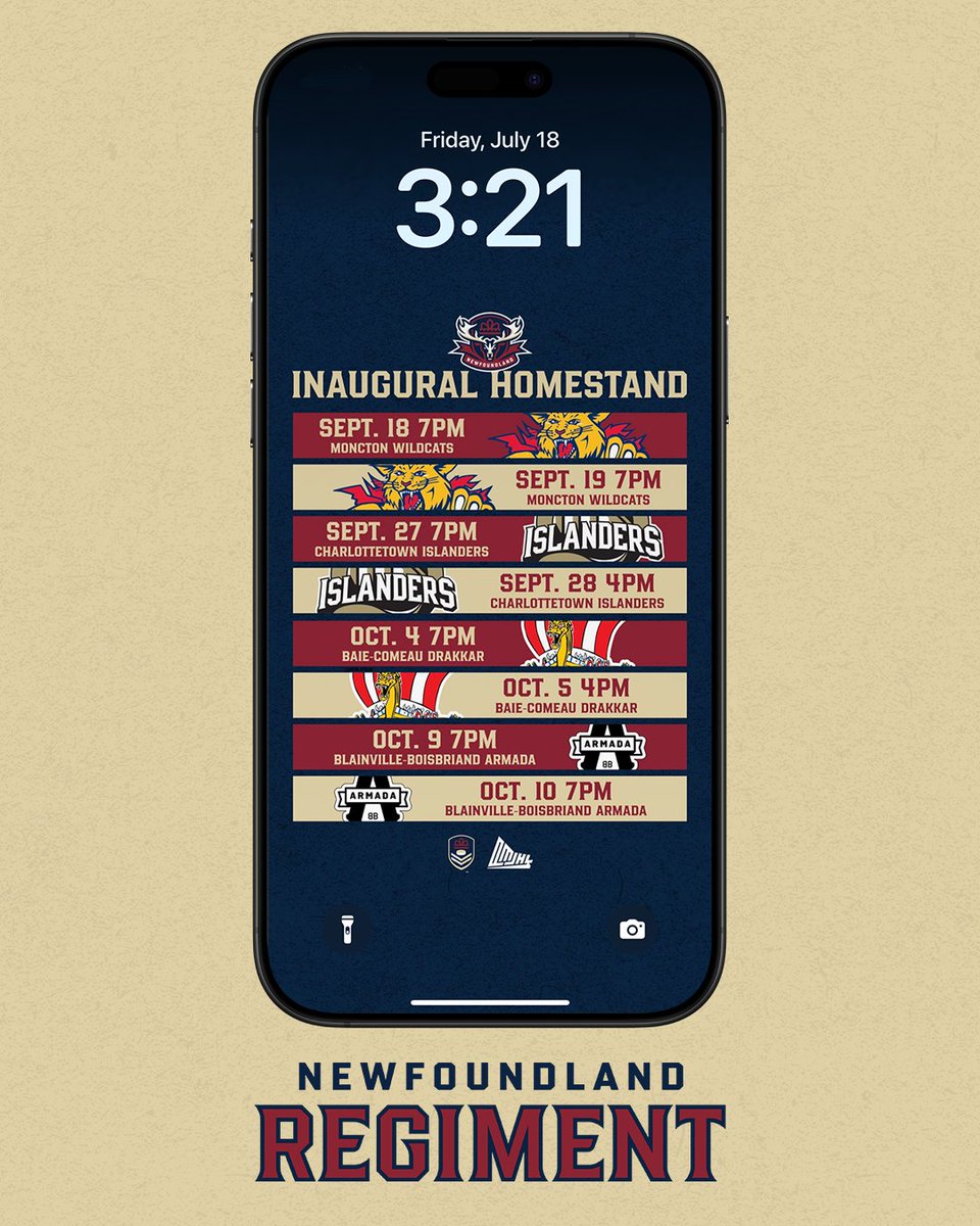 We are exactly two months from opening night 🎉

Admin needed a new wallpaper and thought they would share with Regiment nation

Give your phone a facelift and grab some tickets while you're at it!

📱: tinyurl.com/regimentwallpa…

🎟️: tinyurl.com/regimentpacks