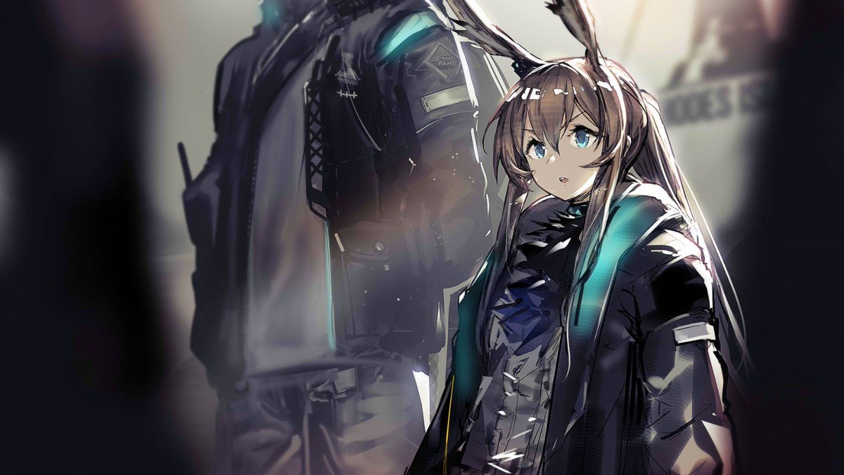 DIMM_0's tweet image. when I read the story in the game in this part, Amiya is very serious and looks tense.
However, when I hear her speech in the anime, why is it so cute hahaha XD
she makes a cute voice and makes me unable to feel the tense atmosphere XD
