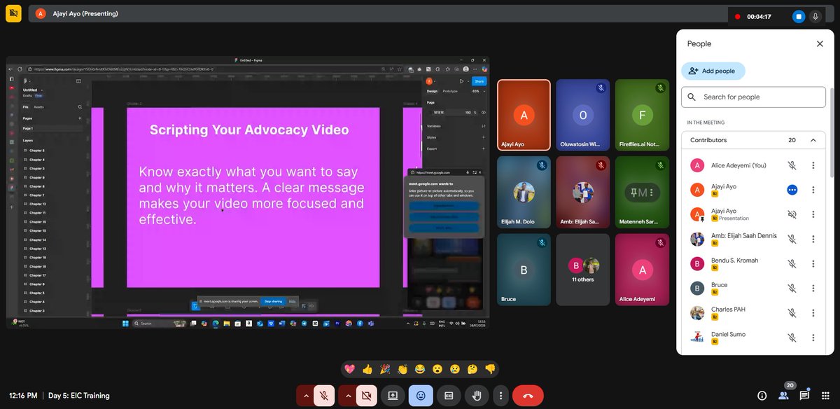 Just wrapped day 5 and training sessions for the #AFEL Economic Impact Challenge #EICLiberia! 🎉 

All week, participants explored policy advocacy on the #Afcfta, research, &amp; digital communications. They're ready to shine. 

Now the challenge begins, let the creativity flow!