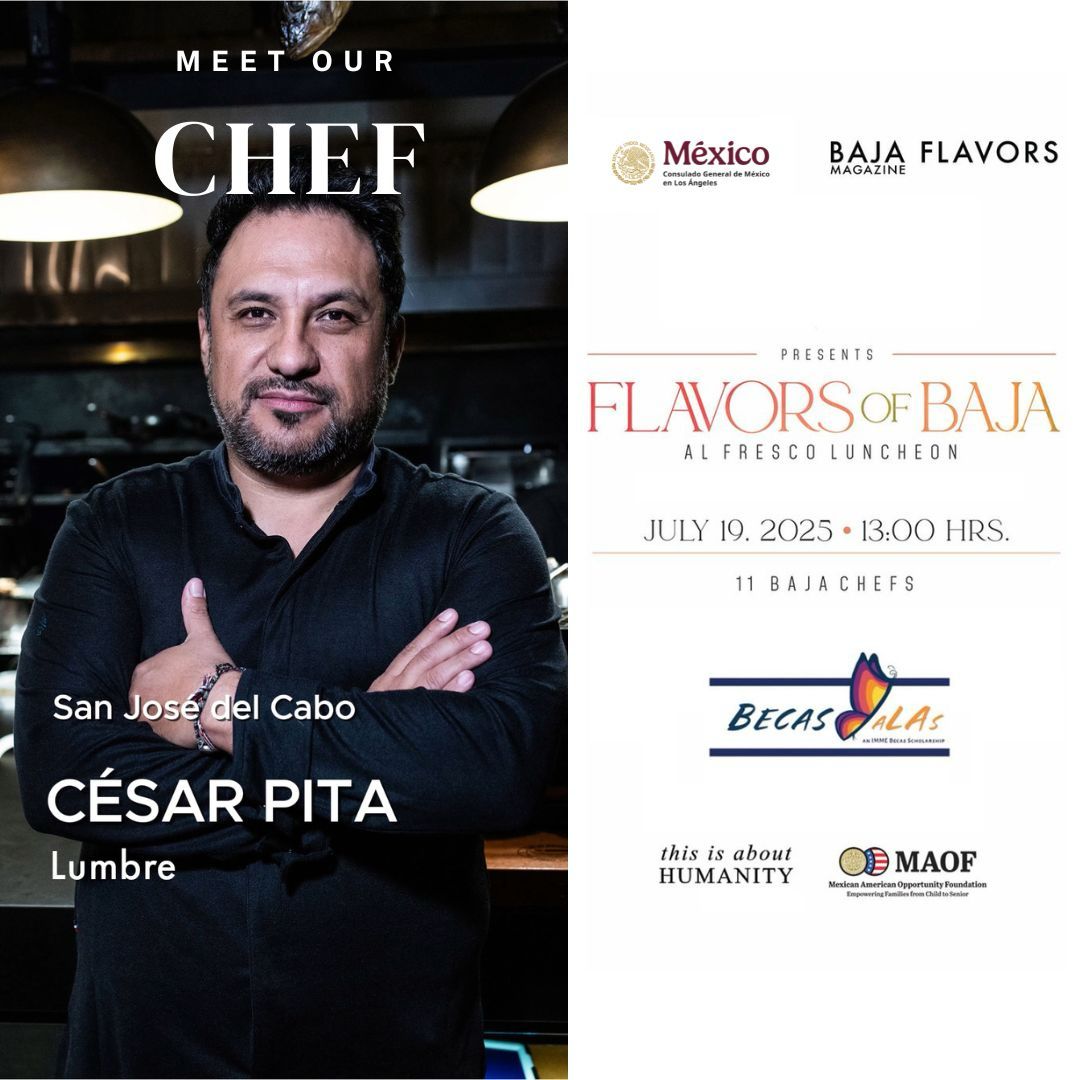 carlos_glezgtez's tweet image. ¿Y si pudieras apoyar a futuros universitarios mientras disfrutas la mejor cocina de la #Baja? #FlavorsOfBaja lo hace posible.
Con la participación del chef 👨🏻🍳César Pita, propietario de #Lumbre 📍San José del Cabo, B.C.S.
🎟️ Entradas disponibles: eventbrite.com/e/becas-alas-s…