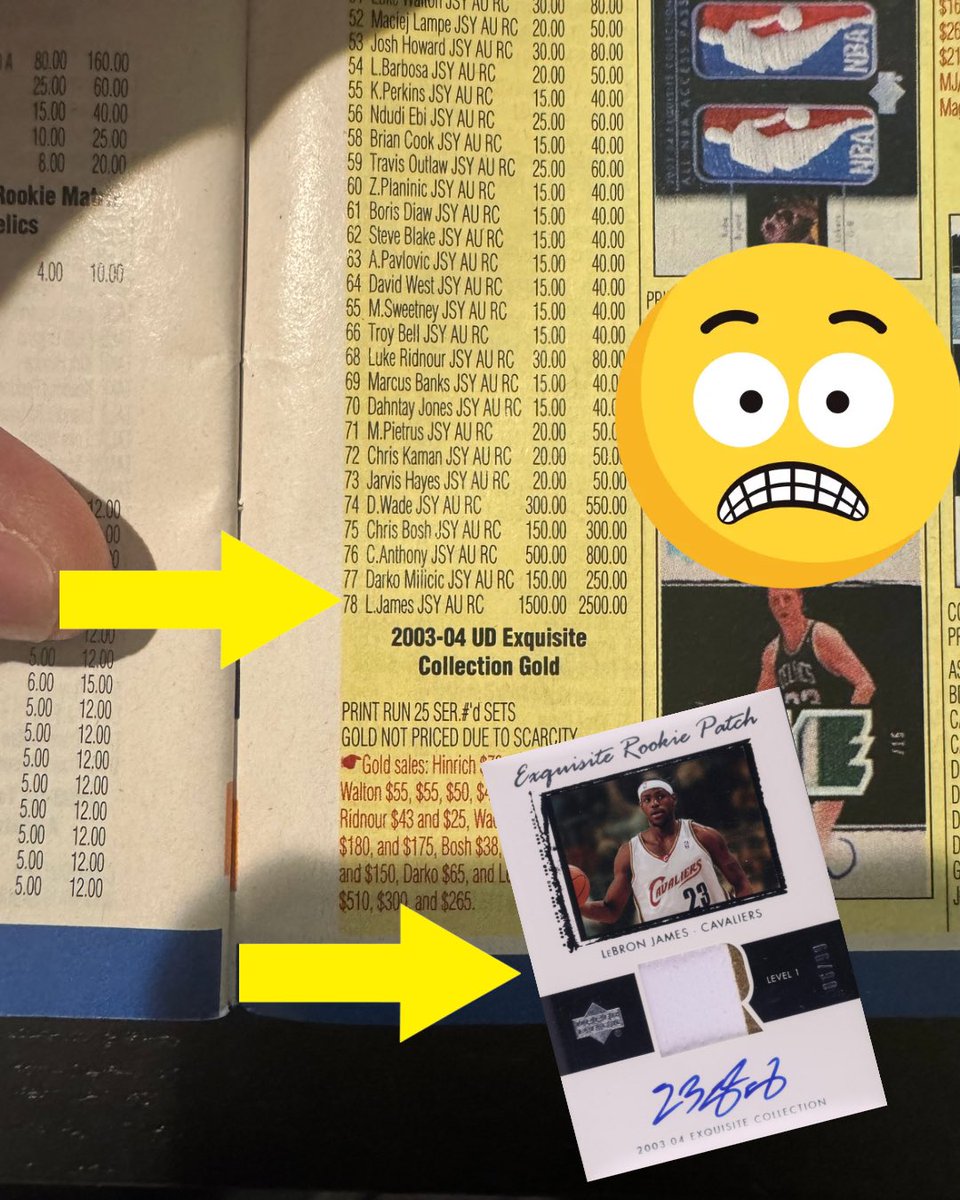 the27guy's tweet image. The first pricing of the ‘03 UD Exquisite LeBron James
Somebody get me a Time Machine.