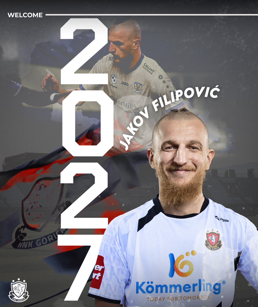 Jakov Filipović, 32-godišnji stoper, postao je novi član naše obitelji! ❤️

Filipović nam dolazi kao slobodan igrač nakon dvije godine provedene u redovima belgijskog Beverena, a s našim je klubom potpisao ugovor do 2027. godine uz opciju produljenja na još godinu dana.