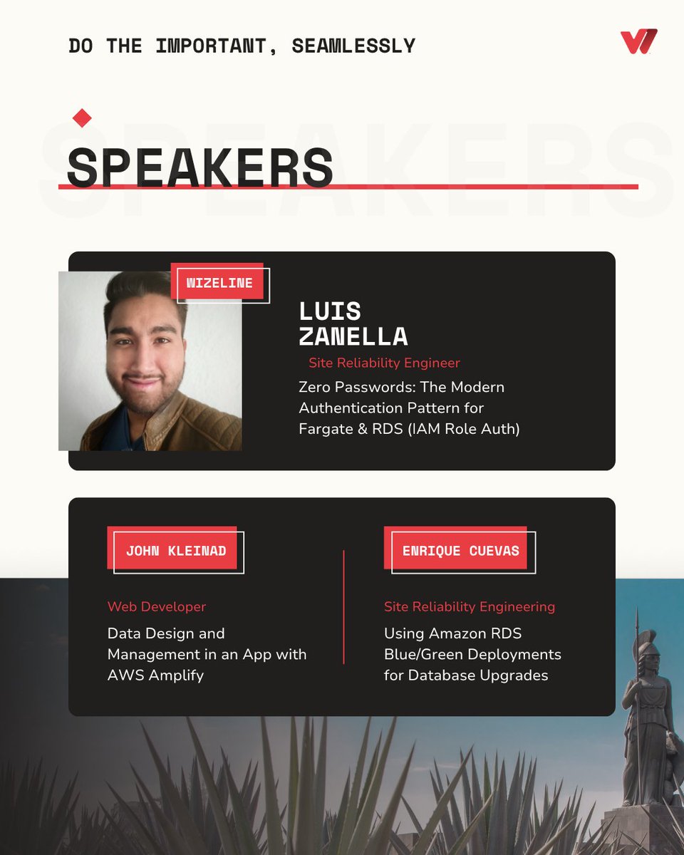 wizelineglobal's tweet image. 🚀 Join us for Advanced Database Solutions, a meetup in collaboration with AWS User Group Jalisco.

3 talks on IAM auth, Amplify data design &amp;amp; Blue/Green deployments.

📍 Wizeline GDL
🗓 July 24, 6:30 PM

🔗 Save your seat: bit.ly/4oe3kHl 

#AWS #AWSMeetup