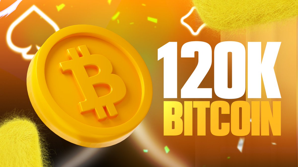 rollifycom's tweet image. Giving away $75 if $BTC hits $120K in the next 48 hours
RT+ Follow to enter 🔥💰