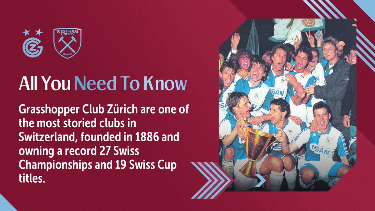 AISean66's tweet image. You can watch tomorrow’s match vs. Grasshopper Club Zürich on their YouTube channel - link below. Kickoff 2pm BST.
#whufc #guff
youtube.com/live/uZnnjYMFB…