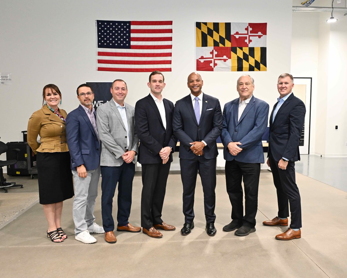 MontCoExec's tweet image. Earlier this week, I joined @aerovironment and @GovWesMoore to cut the ribbon on their new Germantown facility. With 200 jobs already on-site, this R&D and manufacturing center strengthens Montgomery County’s growing role in space and satellite innovation.