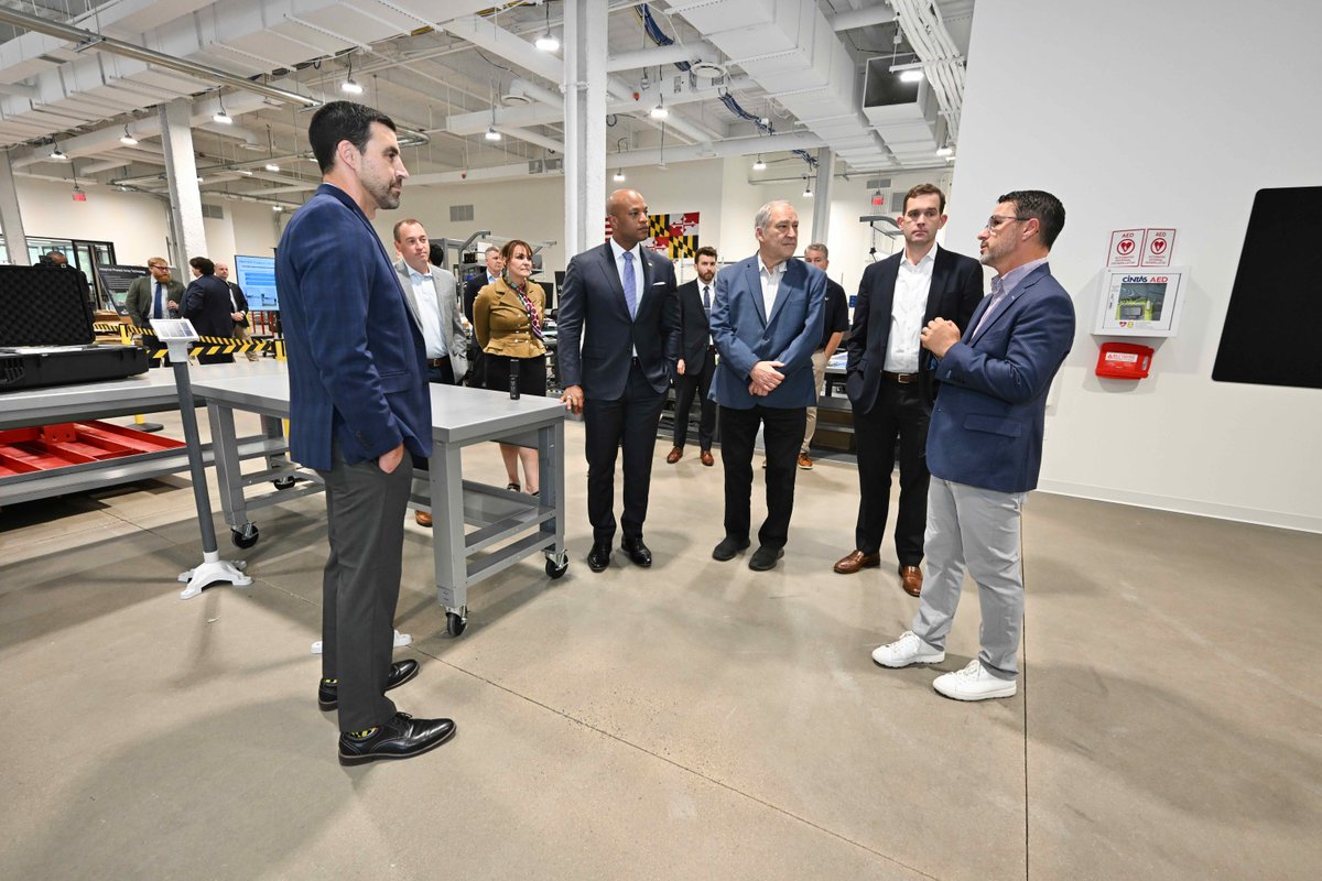 MontCoExec's tweet image. Earlier this week, I joined @aerovironment and @GovWesMoore to cut the ribbon on their new Germantown facility. With 200 jobs already on-site, this R&D and manufacturing center strengthens Montgomery County’s growing role in space and satellite innovation.
