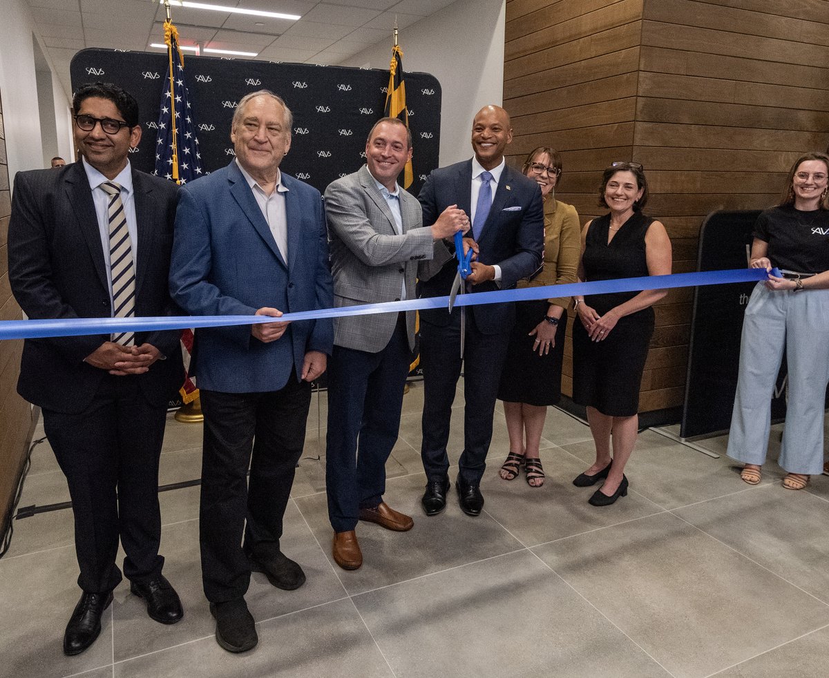 MontCoExec's tweet image. Earlier this week, I joined @aerovironment and @GovWesMoore to cut the ribbon on their new Germantown facility. With 200 jobs already on-site, this R&D and manufacturing center strengthens Montgomery County’s growing role in space and satellite innovation.