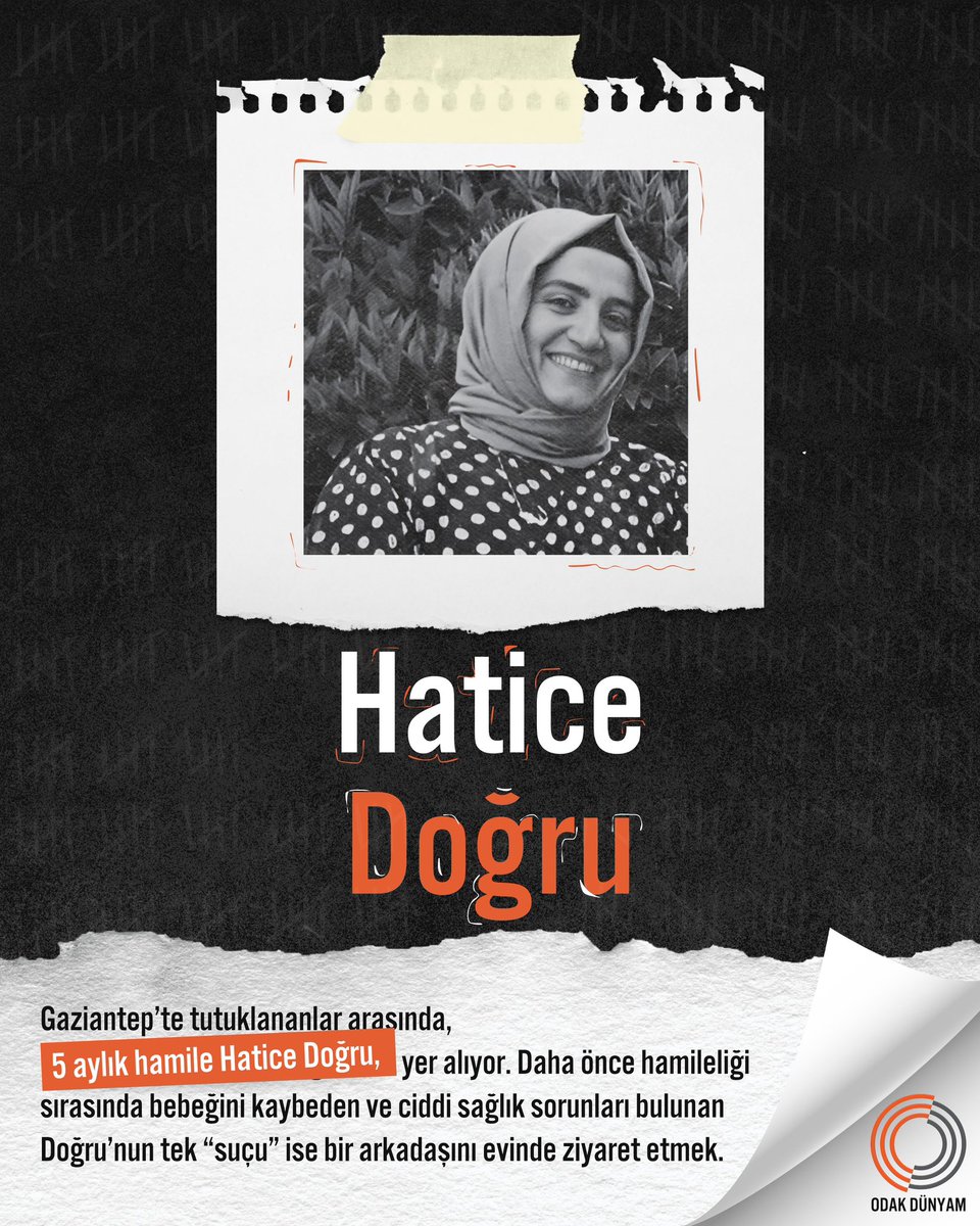 📜 5275 sayılı İnfaz Kanunu:
Hapis cezasının infazı, gebe olan veya doğurduğu tarihten itibaren 1 yıl 6 ay geçmemiş bulunan kadınlar hakkında geri bırakılır.

Sonuç: Hamile Hatice Doğru tutuklandı❗️

<a href="/elifesendeva/">Elif Esen</a> 

HamileTutuklu OlurMu