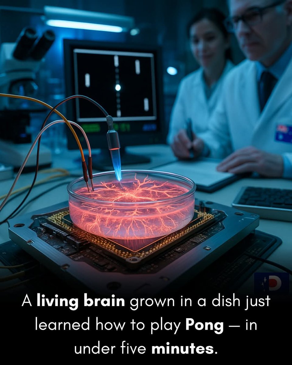 wmthomason's tweet photo. "DISHBRAIN" TAUGHT TO PLAY PONG #neural #chips #bioComputers 
https://t.co/yFGJywZE1M #computing #research https://t.co/v6RCH0Unb1